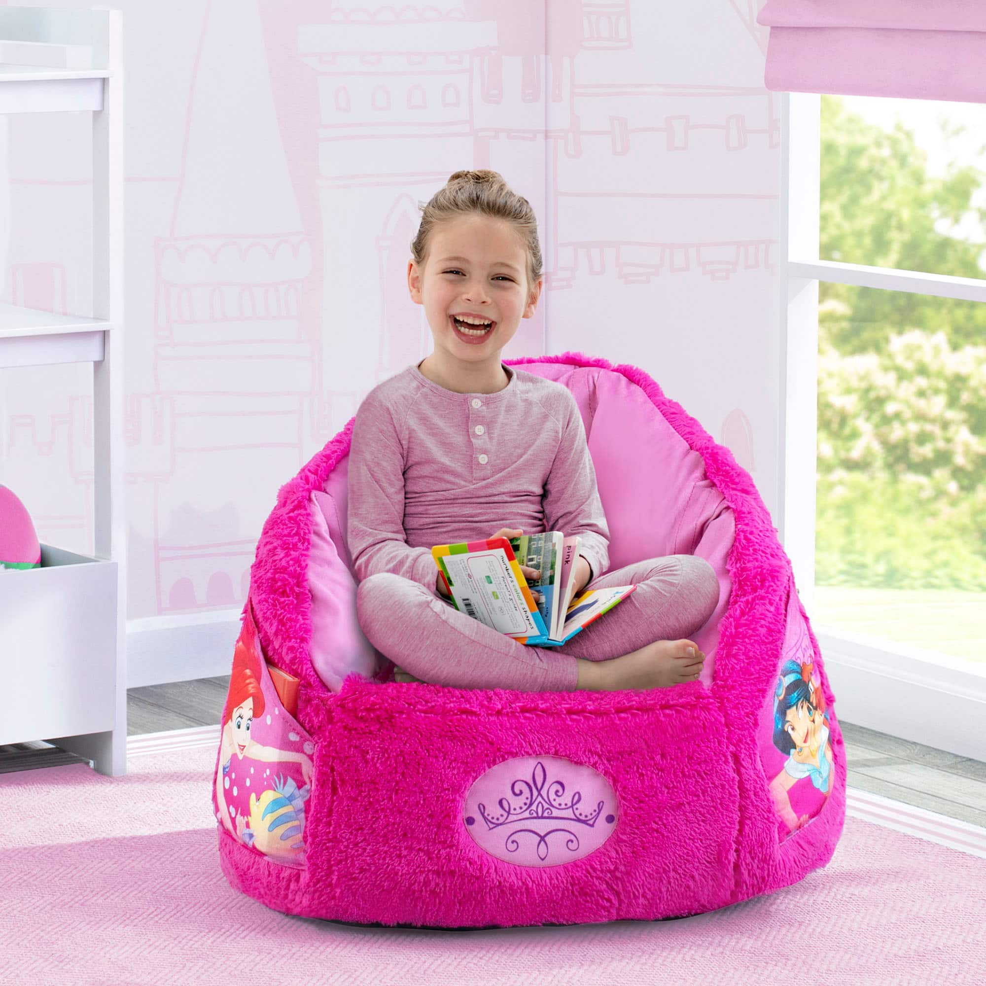 Delta Children Disney® Princess Cozee Fluffy Chair